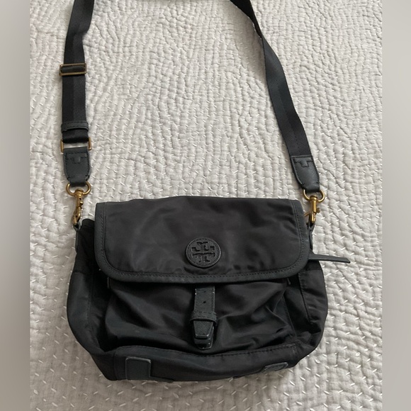 Tory Burch Handbags - Tory Burch Black Nylon Crossbody Bag